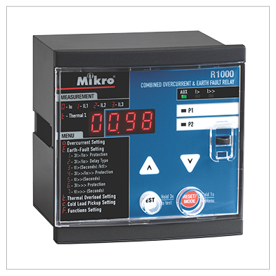 Relay Bảo Vệ Quá Dòng Và Chạm Đất IDMTL Mikro - R1000
