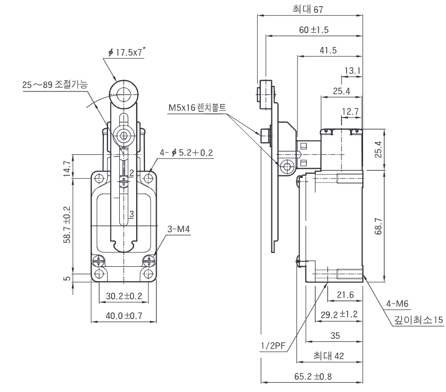 Công Tắc Hành Trình Có Đèn Báo SungHo - SHLS-101L