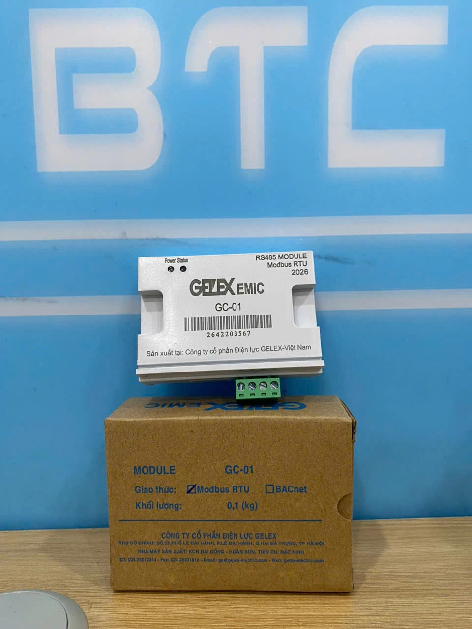 Modbus RTU RS485 Emic - GC-01