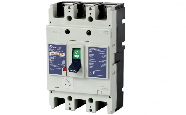 MCCB 3P 225A 70kA Shihlin - BM 250-RTA