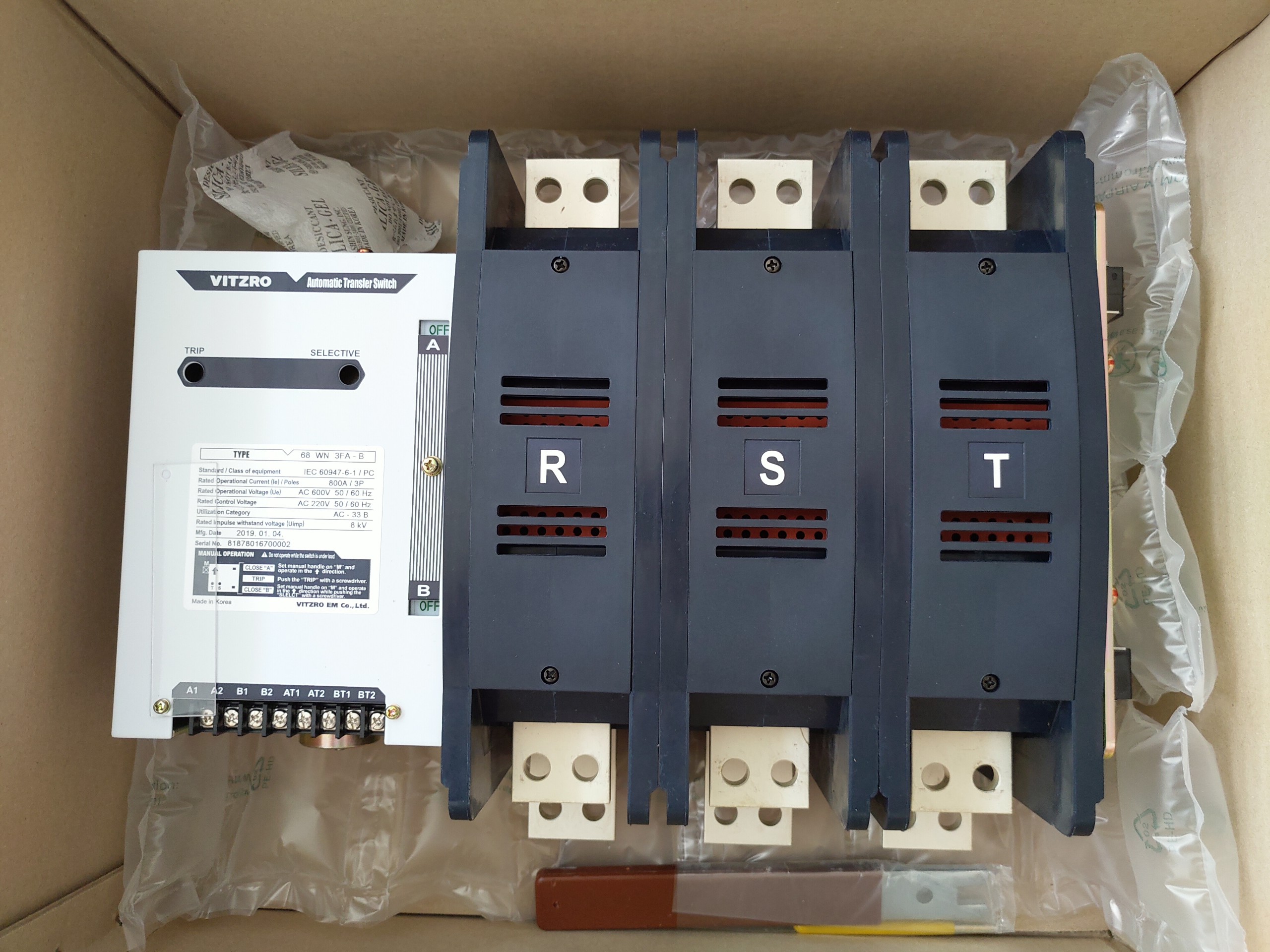 ATS Vitzro 3P 800A 68WN - B60080WN
